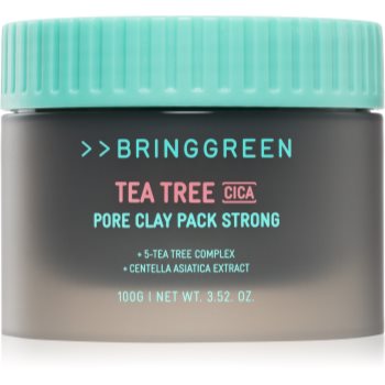 BRINGGREEN Tea Tree Cica Pore Clay Pack Strong masca sub forma de crema pentru tenul gras, predispus la acnee - imagine 2